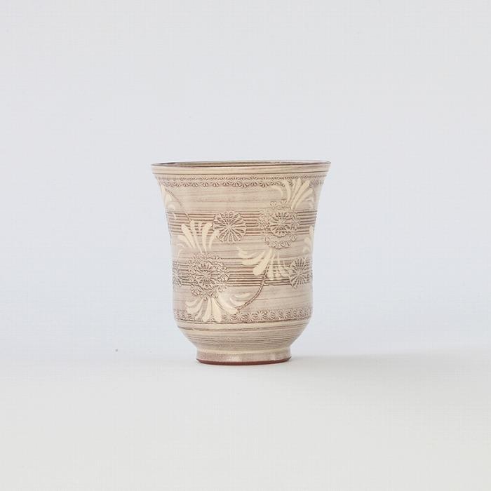 【たち吉】京三島 夫婦湯呑（桐）