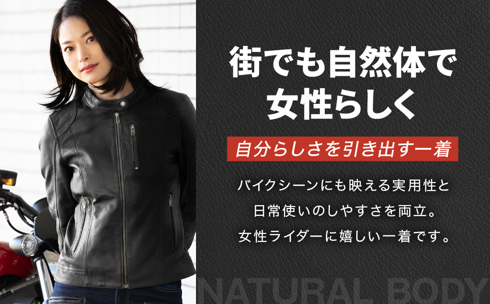 【デグナー】レディースレザージャケット[FR20SJ-9] ブラック Sサイズ｜バイク バイクギア バイク用品 バイクグッズ 人気ブランド［ 京都 バイクギア ブランド レザージャケット 革ジャン レシース おしゃれ かっこいい 人気 おすすめ ジャケット 革 レザー ヴィンテージ ツーリング ライダー バイカー 通販 送料無料 ふるさと納税 ］