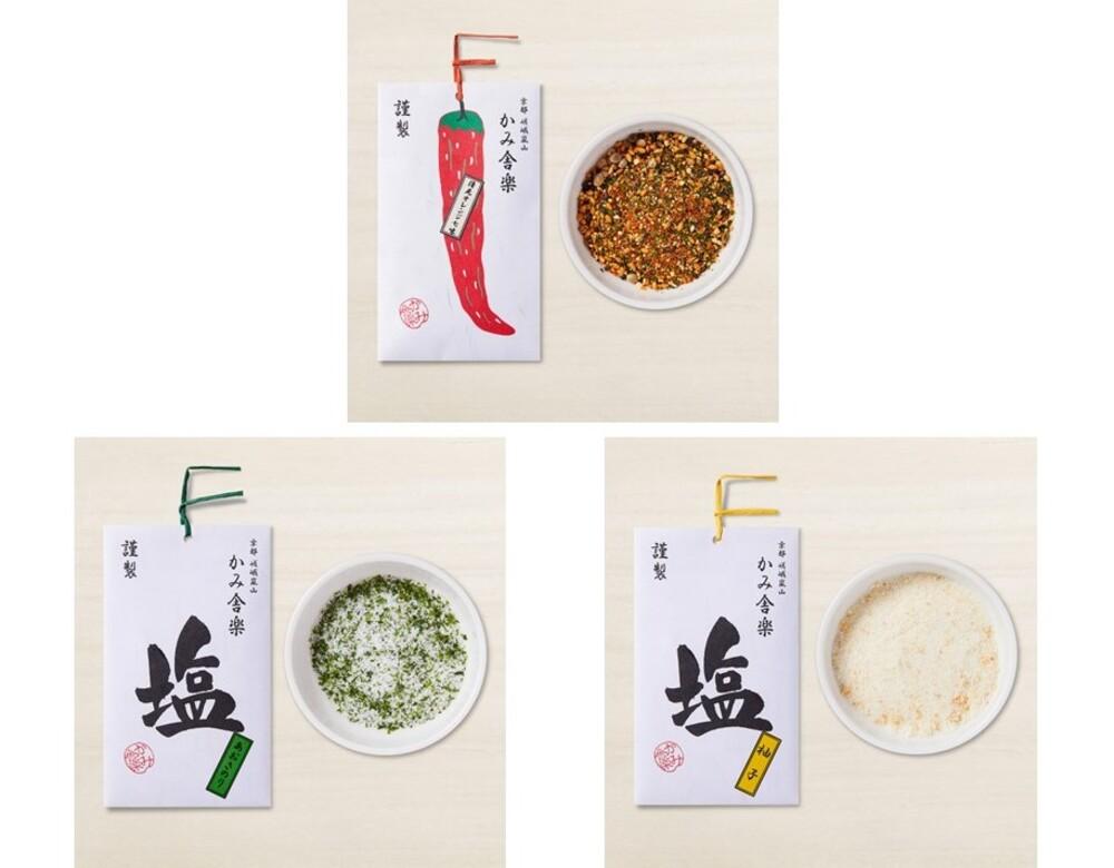 【かみ舎楽】オリジナル薬味・おかき詰合せ