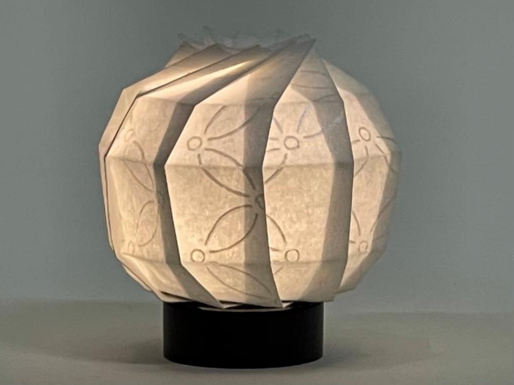 【イノベーティブクラフトワークス】折灯華 BONBORI maru -S- 京からかみ