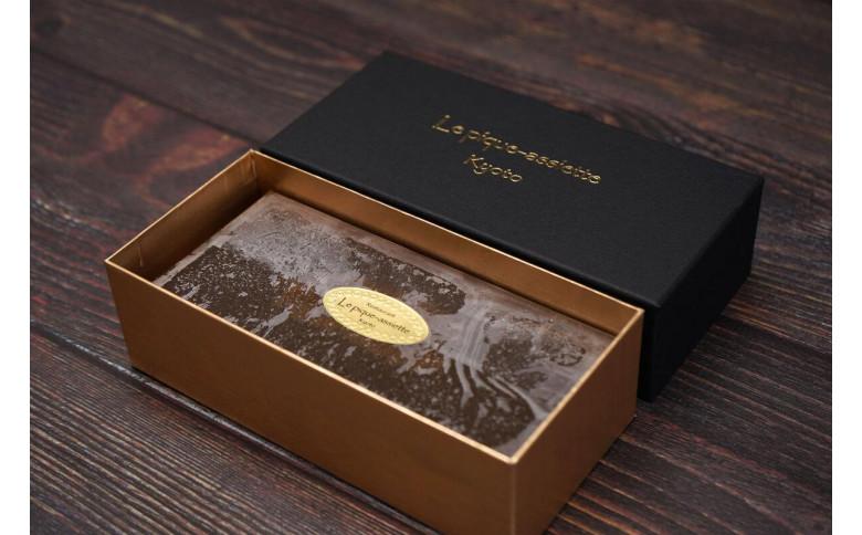 【ル・ピックアシエット】ほうじ茶とホワイトチョコのテリーヌ 1本（400g）［ 京都 スイーツ おいしい 人気 おすすめ お取り寄せ お菓子 洋菓子 ］