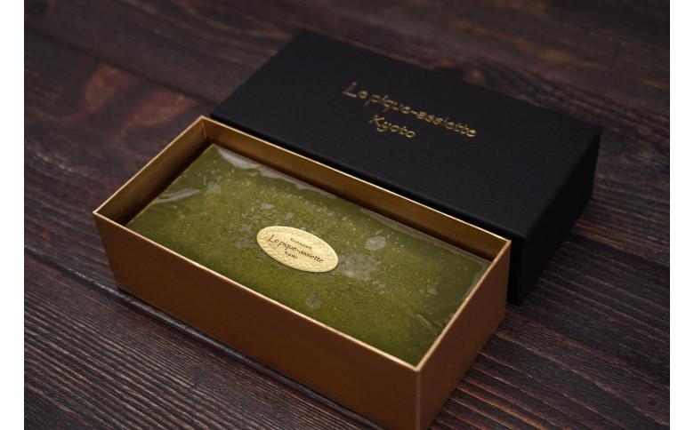 【ル・ピックアシエット】抹茶とホワイトチョコのテリーヌ 1本（400g）［ 京都 スイーツ おいしい 人気 おすすめ お取り寄せ お菓子 洋菓子 ］