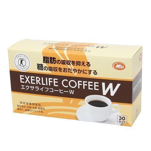 【ミル総本社】【特定保健用食品】エクサライフコーヒーＷ（30包入）