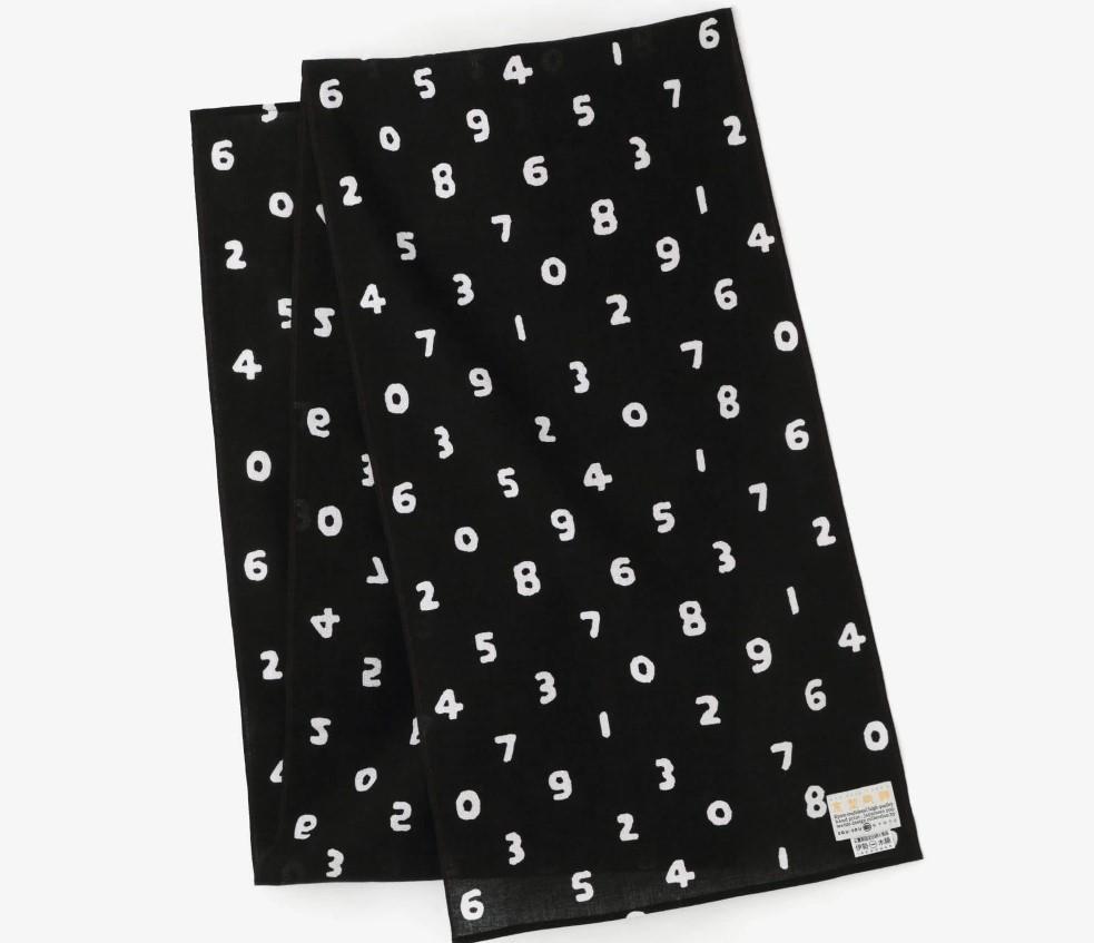 【SOU・SOU】伊勢木綿 くびまき/SO-SU-U 濡羽色2(ぬればいろ)