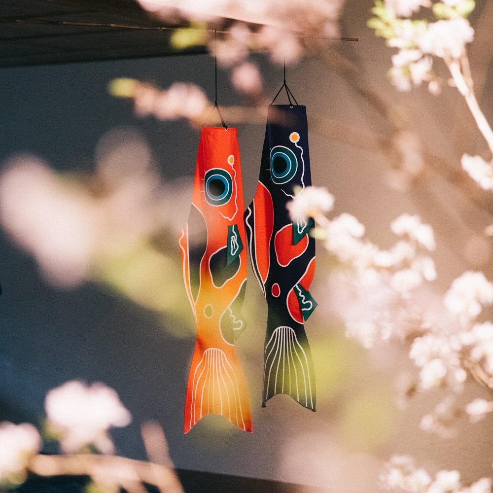 【泳泳】鯉のぼり 赤色（1m）1匹