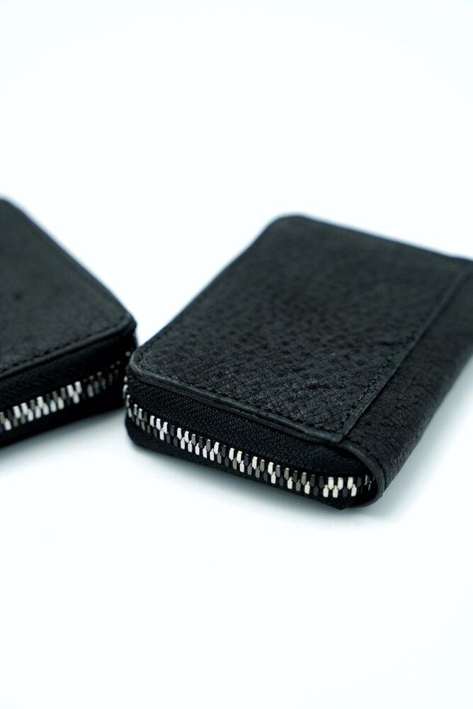 【ierib】MINI WALLET / ミニウォレット / BOAR / BLACK