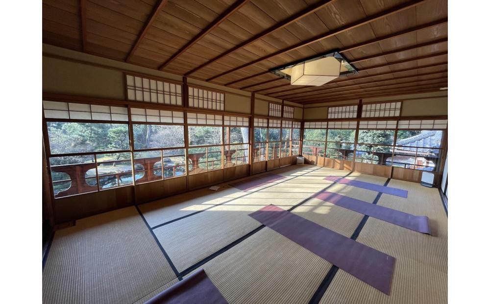 【KYOTOYOGA】旧三井家下鴨別邸で 『オーダーメイドKYOTOYOGA』体験