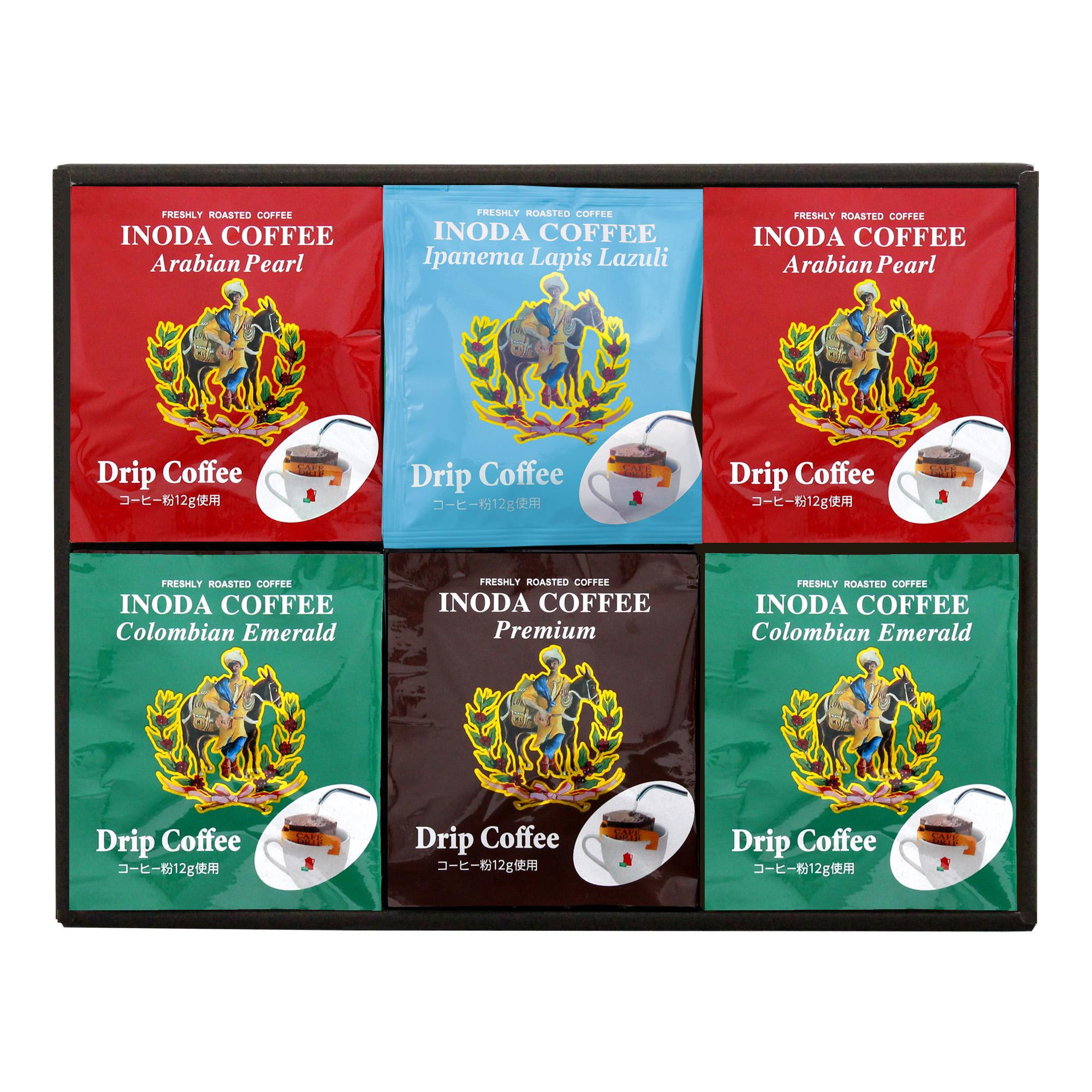 【高島屋選定品】【イノダコーヒ】ドリップコーヒー6袋詰合せ ［ 京都 珈琲 ブランド 有名店 人気 おすすめ コーヒー 豆 ブレンド 詰め合わせ セット お取り寄せ ギフト プレゼント 通販 ふるさと納税 ］