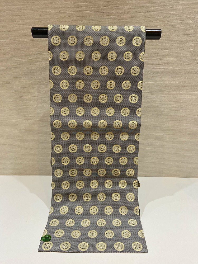 【龍村美術織物】光波帯（糸屋輪宝手）