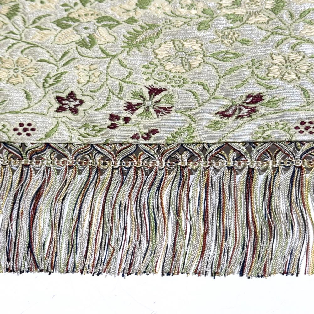 【龍村美術織物】早雲寺テーブルセンター（2号サイズ・銀）