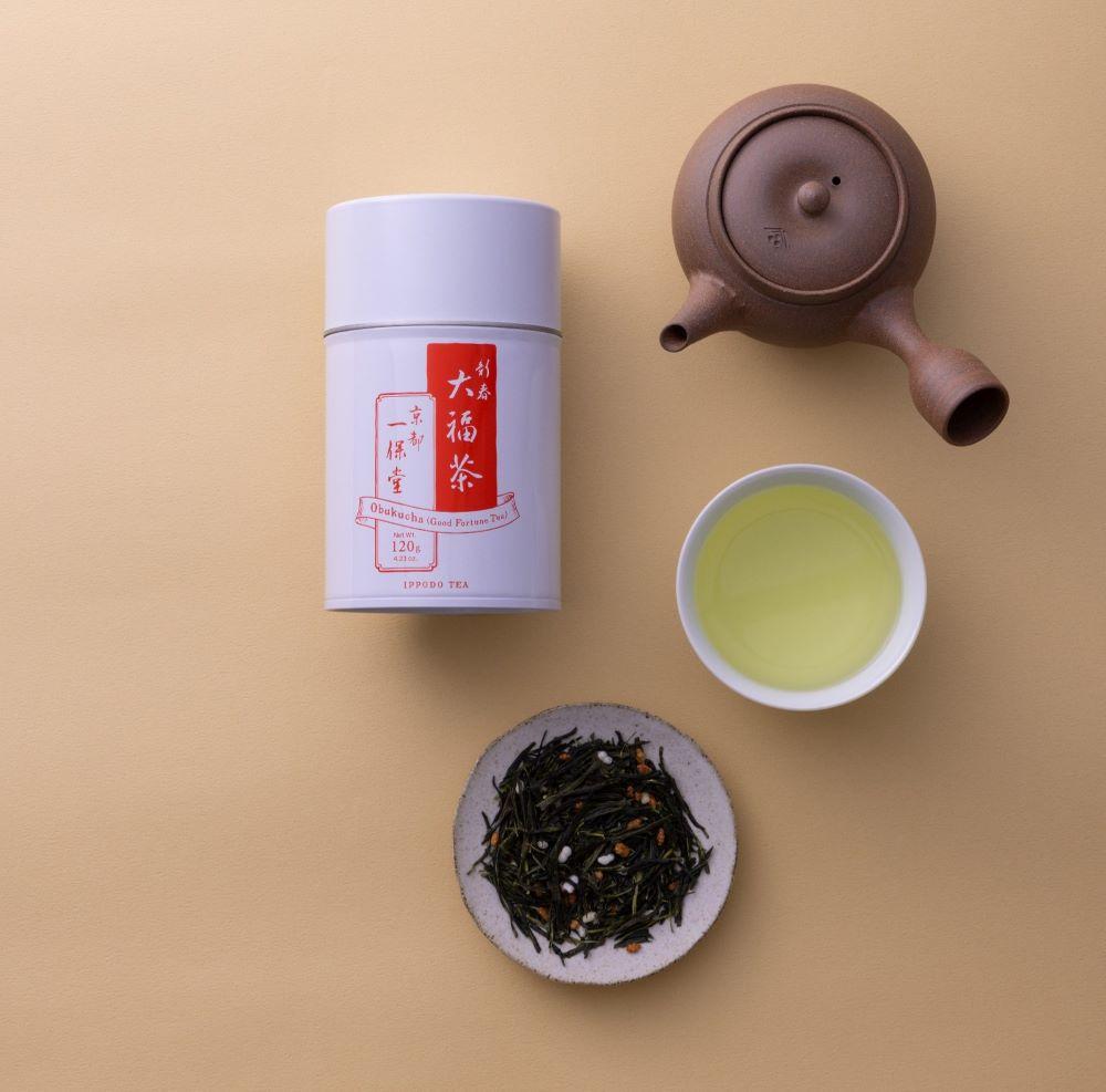 ＜期間限定 12/31までの受付＞【一保堂茶舗】大福茶・煎茶 芳泉・極上ほうじ茶 中缶セット