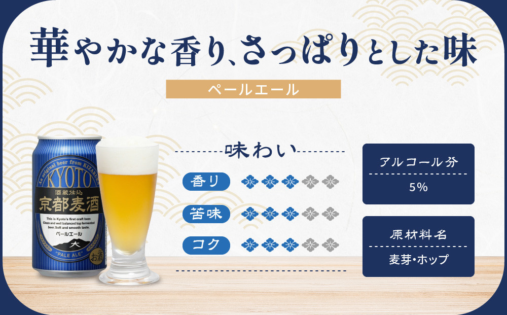 【黄桜】京都麦酒ペールエール（350ml缶×24本）［ キザクラ カッパ 京都 お酒 麦酒 ビール 缶ビール クラフトビール 地ビール ご当地 人気 びーる さけ beer BBQ 宅飲み 家飲み 晩酌 おすすめ 定番 ギフト プレゼント 贈答 飲み比べ セット ご自宅用 お取り寄せ おいしい ふるさと納税  ］