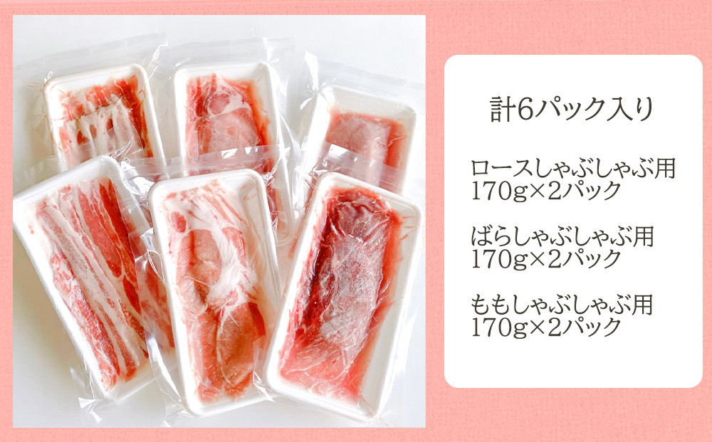 【京都特産ぽーく】京都ぽ－く 豚しゃぶ食べ比べセット［ 京都 ポーク 人気 おすすめ 肉 お肉 豚肉 ばらしゃぶ しゃぶしゃぶ 詰め合わせ セット お取り寄せ ギフト 通販 送料無料 ふるさと納税 ］