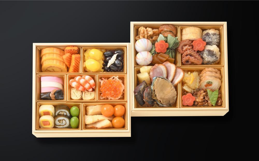 【京料理 たん熊北店】和風おせち《二段重》2～3人前［ 京都 料亭 おせち おせち料理 京料理 人気 おすすめ 2026 正月 お祝い 老舗 グルメ ご自宅用 送料無料 お取り寄せ ］ 