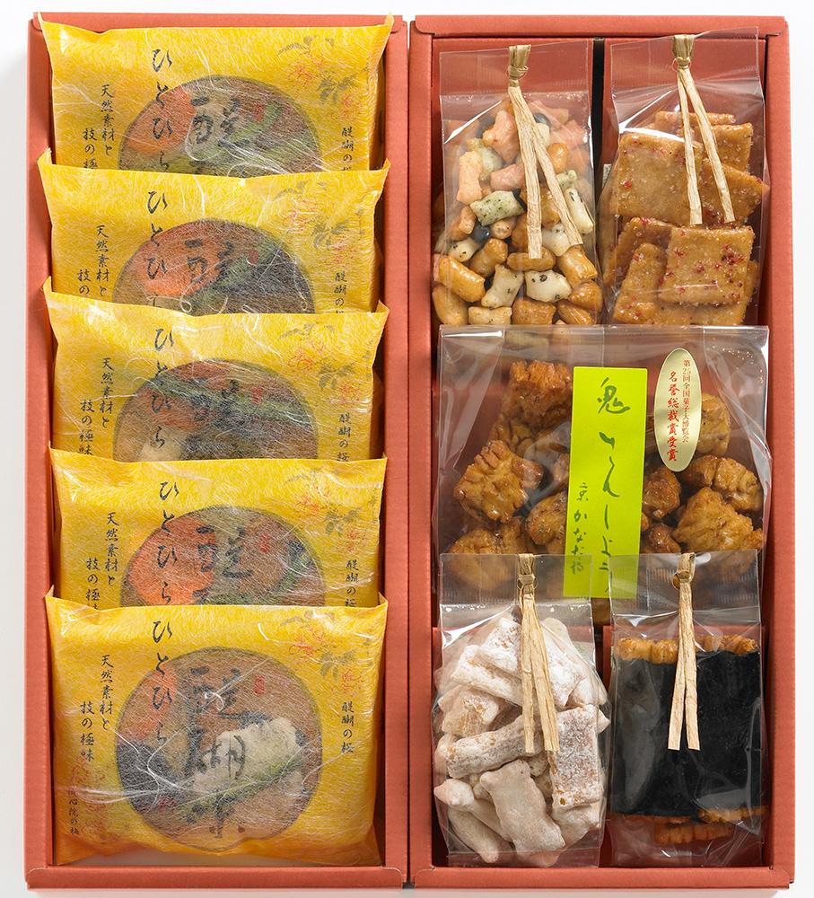 【かなだや】おかきの詰合せ「疏水路壱号」「疏水路の想ひ」2箱セット(9種類19袋)｜京都 おかき あられ おせんべい 人気 手土産 ギフト［ 京都 あられ おかき せんべい 人気 おすすめ おいしい ギフト プレゼント グルメ 食べ比べ 詰め合わせ セット お取り寄せ 通販 送料無料 ふるさと納税 ］