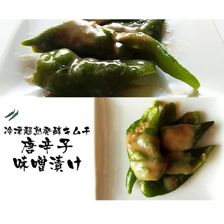 【京都キムチのほし山】冷凍超熟発酵キムチ唐辛子味噌漬け ［ 京都 老舗キムチ屋 トウガラシ 発酵 人気 おすすめ 健康 腸活 ピリ辛 お取り寄せ 通販 送料無料 ふるさと納税 ］