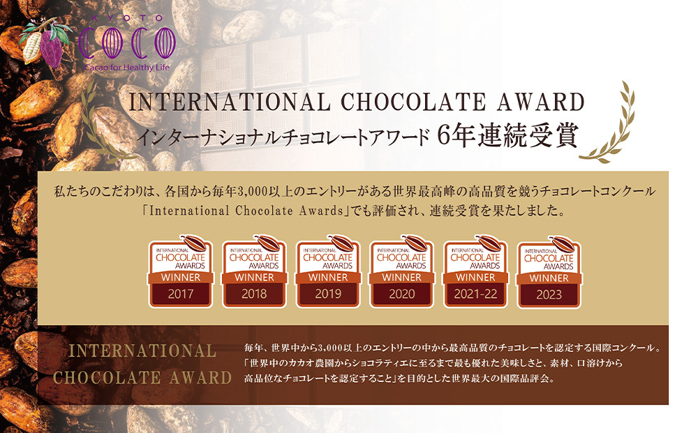 【COCOKYOTO】京味チョコレートタブレット詰め合わせ(4種)［ 京都 ビーントゥバーチョコレート専門店 チョコレート 詰め合わせ 無添加 健康志向 グルテンフリー 砂糖不使用 人気 おすすめ グルメ お菓子 洋菓子 スイーツ チョコ 板チョコ お取り寄せ 通販 送料無料 ふるさと納税  ］