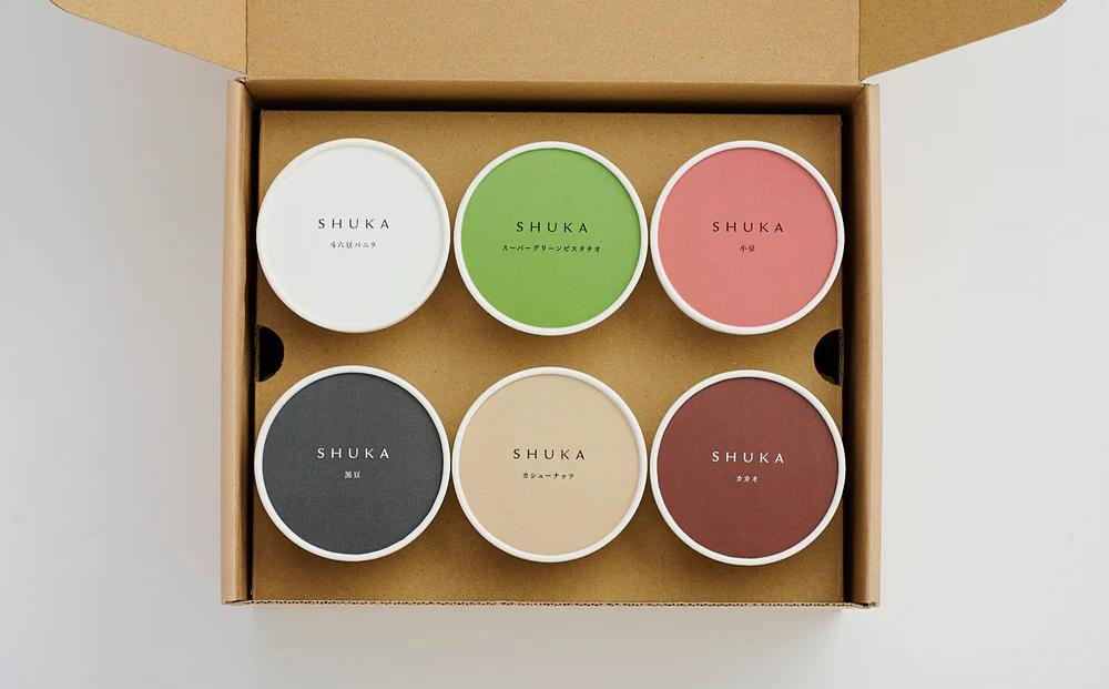 【SHUKA/種菓】種のジェラート6個入(6種)［ 京都 種を愉しむ スイーツ 人気 おすすめ お菓子 菓子 定番 お取り寄せ 通販 送料無料 ふるさと納税 ］