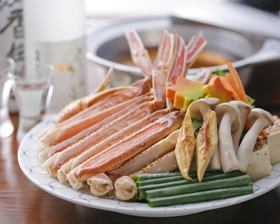 【山よし】「生」のかにすきセット 2人前