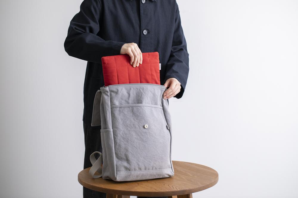 【kiten.kyoto】HANTEN. Sleeve 弁柄（BENGARA）