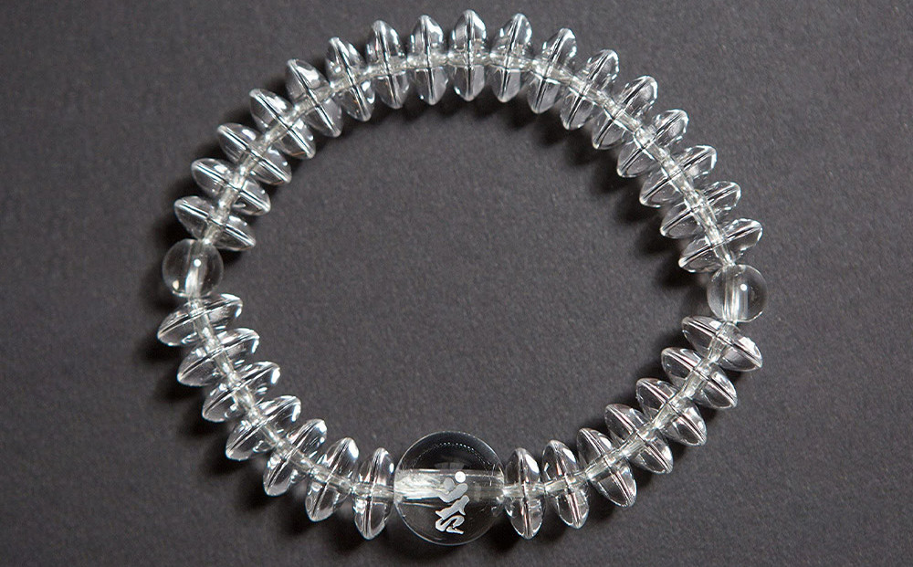 【意匠京念珠板倉】京念珠 男性用 不動明王(カーン) ブレスレット(木箱付)［ 京都 数珠 念珠 人気 おすすめ 化粧箱入 証明書付 京都府伝統産業優秀技術 お取り寄せ 通販 送料無料 ふるさと納税 ］