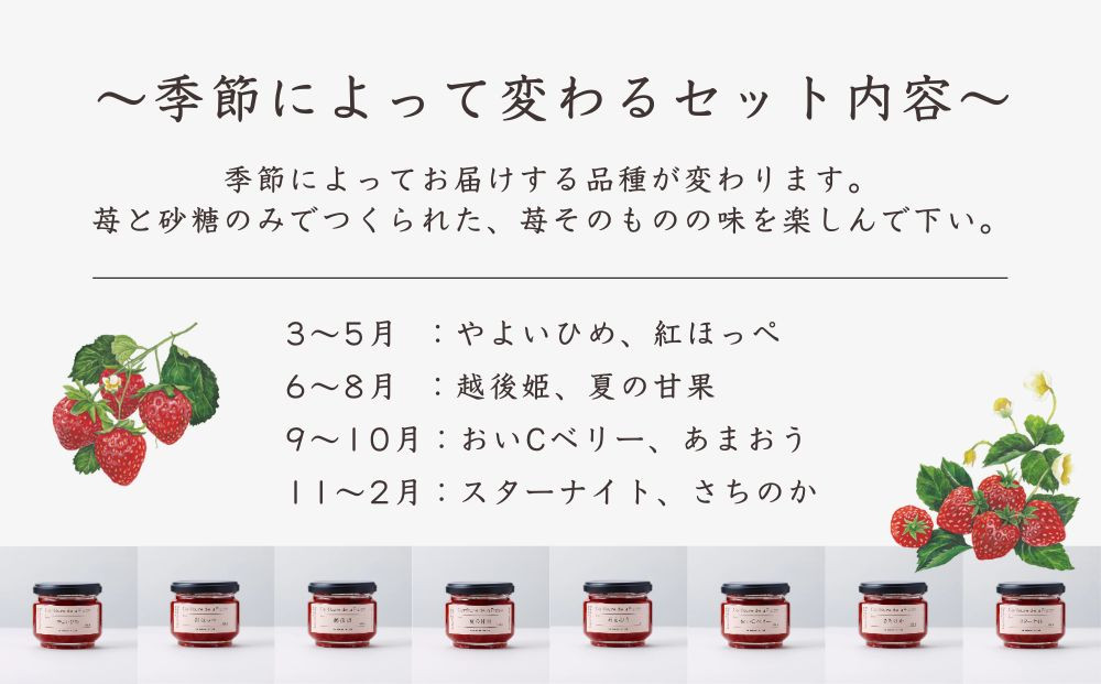 【MAISON DE FROUGE】苺専門店がお届けする季節の自家製苺ジャムセット（2種・各100g） [ 京都 いちご 苺スイーツ専門店 あまおう さちのか 紅ほっぺ おいCベリー 人気 おすすめ ジャム ギフト お取り寄せ 通販 送料無料 ふるさと納税 ]
