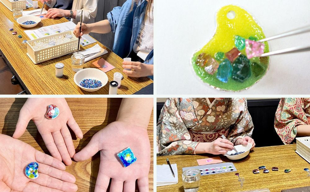 【ヒロミ・アート】京都の伝統工芸・京七宝の制作体験チケット [ 京都 東山 ストラップ ペンダント 人気 おすすめ アクセサリー かわいい 綺麗 ギフト プレゼント お取り寄せ 通販 送料無料 ふるさと納税 ]