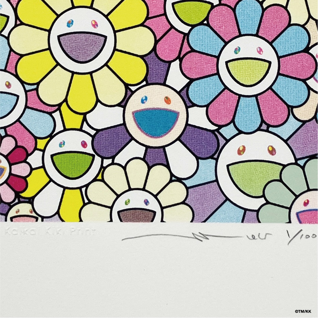 【ふるさと納税限定セット】版画「お花の短冊 川床で楽しむ夏の涼」シリアルNo.入り限定カード付き［ 京都 村上隆 カイカイキキ アーティスト 大人気 レア トレカ カード おしゃれ かわいい アート 現代美術 人気 おすすめ 通販 送料無料 ふるさと納税 ］