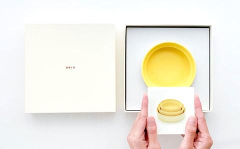 【aeru】ベビー 食器｜京焼の こぼしにくい器（ボウル） 離乳食  赤ちゃん 子供 子ども 出産祝い ギフト レンジ対応 食洗機対応