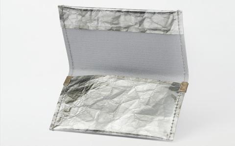 【KENTO HASHIGUCHI × 伝統工芸士】手もみ銀箔 カードケース