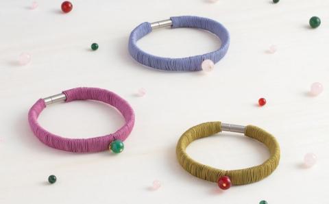 【中野伊助】ねこのわ GINKAKU（猫用首輪＆飼い主用ピアス）