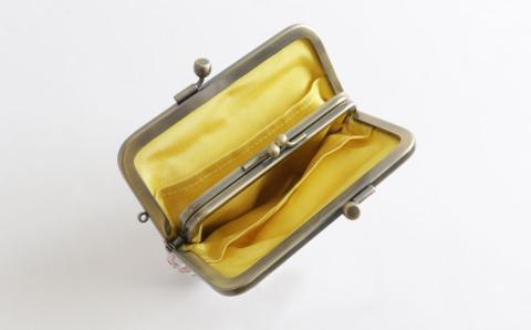 【AYANOKOJI】平親子がま口財布(京都菊菱 白)