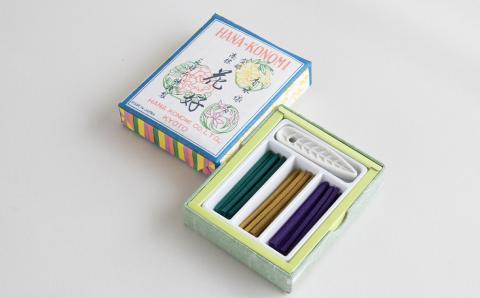 【宇野鳳翔堂】線香 花好（36本入り×5セット 線香立て付）