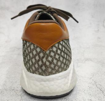 【ネーカーズ】【Tie a bond】西陣織スニーカー（キャメル）〈24cm〉