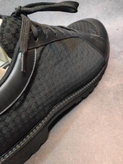 【ネーカーズ】【Tie a bond】西陣織シューズ（黒）〈25.5cm〉