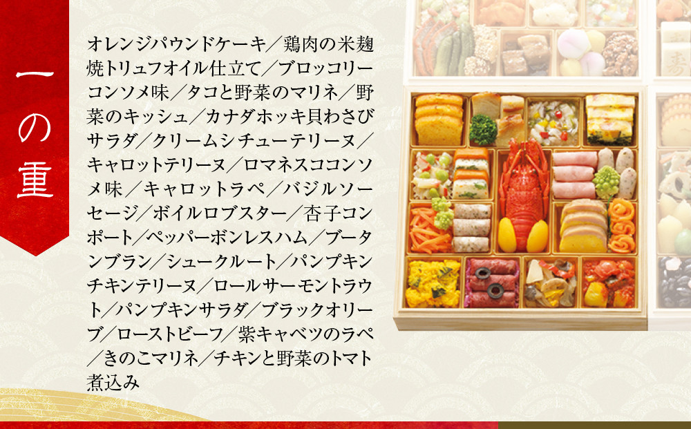 【高島屋選定品】京都〈しょうざん〉和洋中おせち料理 与段重「華宴」5~6人前｜京都 本格料亭おせち 人気おせち［ 和洋中おせち四段 5人 6人 人気 おすすめ おいしい グルメ 和食 洋食 中華 2026 正月 お祝い お取り寄せ 通販 送料無料 年内配送 ふるさと納税 ］