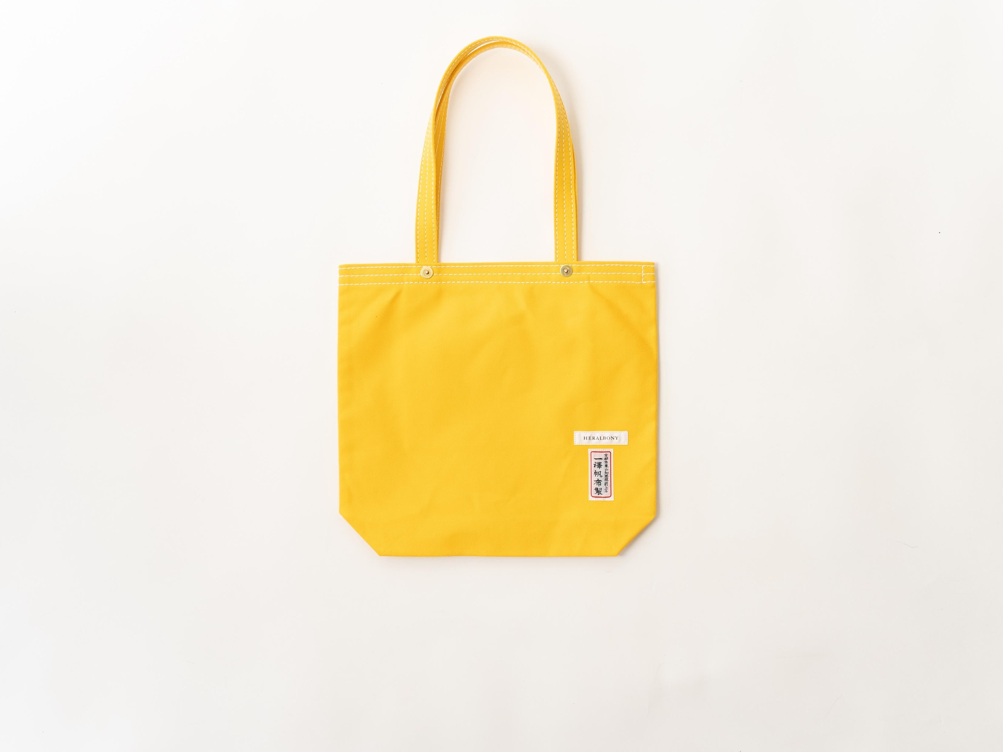 【京都館発・限定企画かばん】一澤信三郎×へラルボニーコラボ 縦型トートバッグ（全5種）【カラー：黄色】