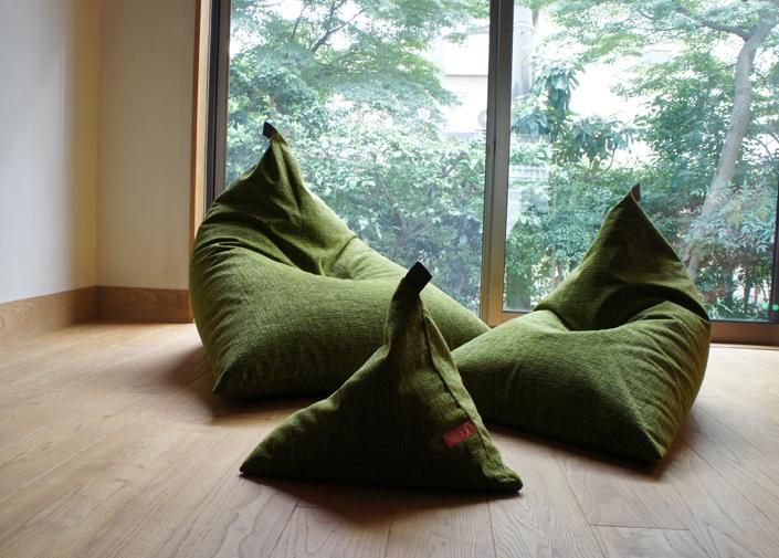 【大東寝具】～心と体によりそうかたち～ tetra grande koke（レギュラーサイズ）【ビーズクッション座椅子】［ 京都 寝具 老舗 クッション 人気 おすすめ くつろぎ 寝ごこち お取り寄せ 通販 送料無料 ふるさと納税 ］