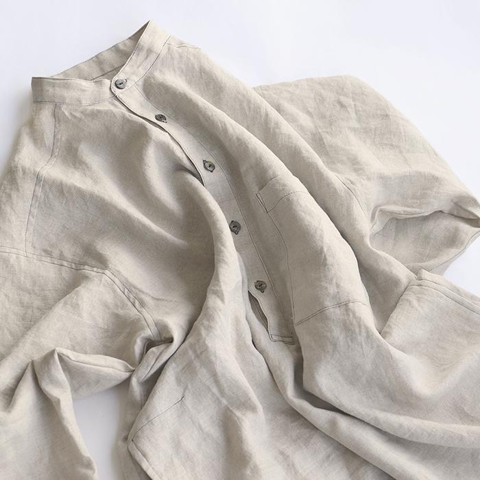 【大東寝具】リネンロングシャツ フリーサイズ（ユニセックス）chambre de D KYOTO［ 京都 寝具 老舗 シャツ 人気 おすすめ 快眠 リラックス 健康 お取り寄せ 通販 送料無料 ふるさと納税 ］