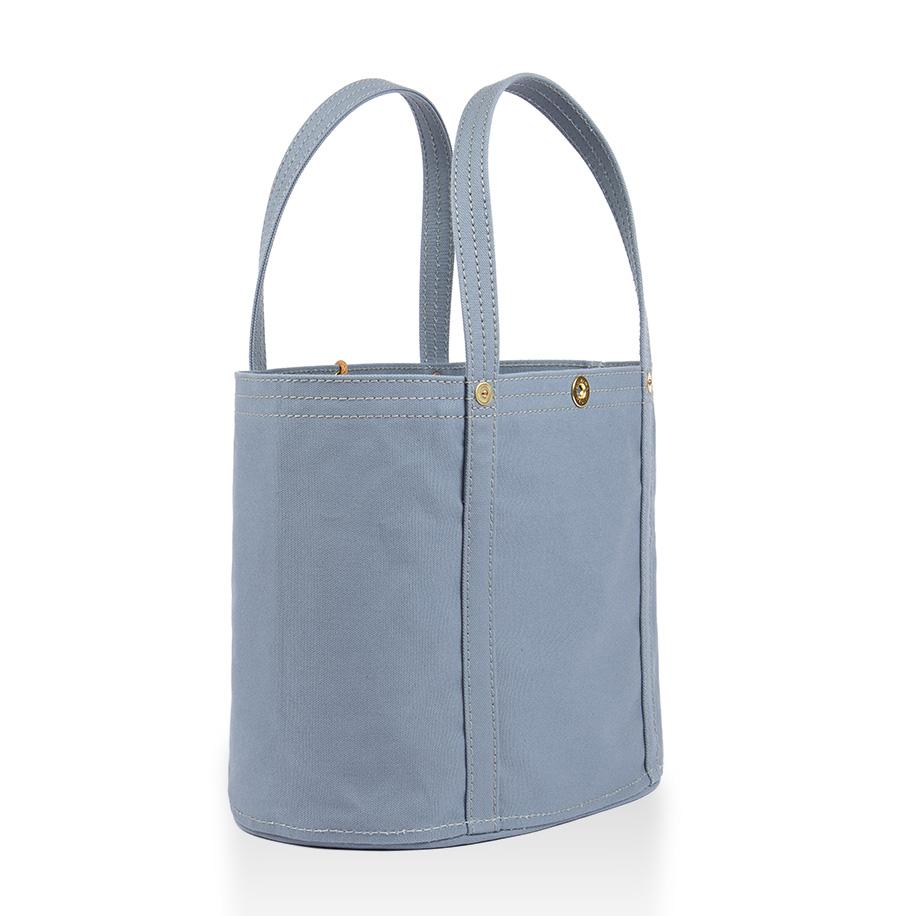 【一澤信三郎帆布】綿帆布製手さげかばん No.168(中) 青ねず｜京都 東山 帆布かばん 人気ブランド[ 手さげかばん 一つひとつ手作り シンプル 丈夫で長持ち 人気 おすすめ かばん 鞄 ギフト プレゼント お取り寄せ通販 送料無料 ふるさと納税 ]