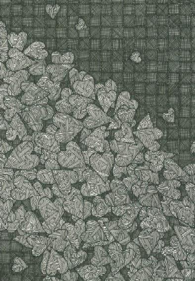 【京都工芸染匠協同組合】石川さゆりさんデビュー50周年記念 コンペ特別賞受賞 付下げ着尺【D】「平和に向かって！」