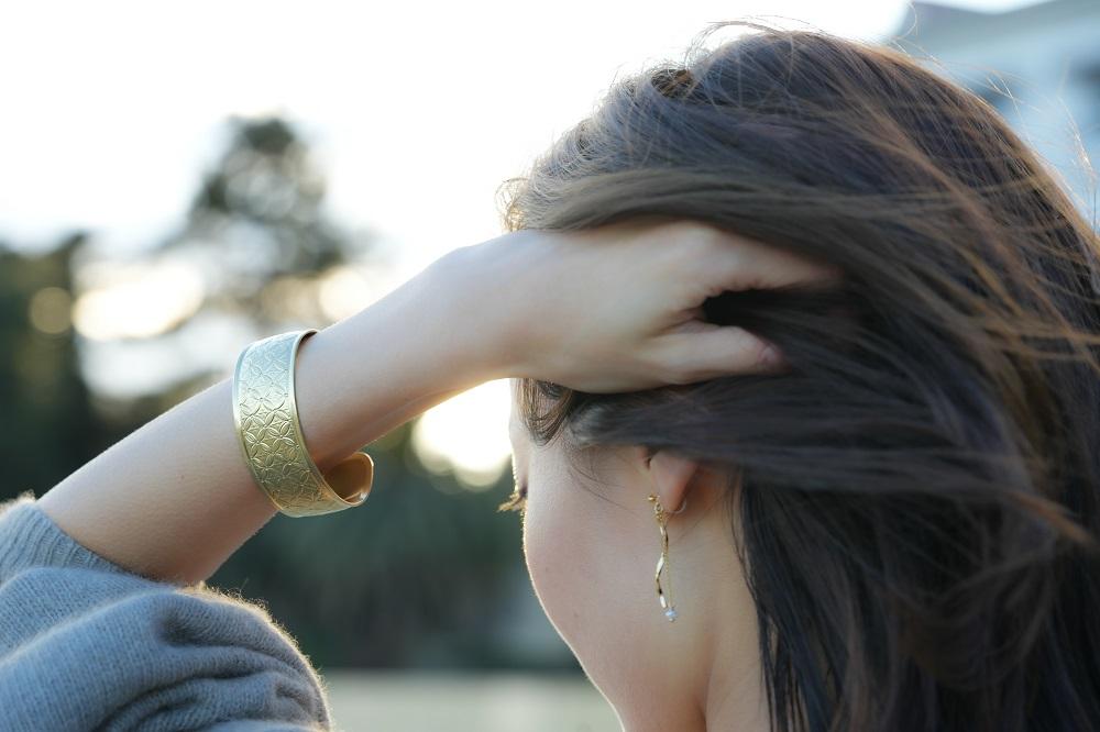 【錺之-KAZARINO-】錺之バングル（Sサイズ・唐草）