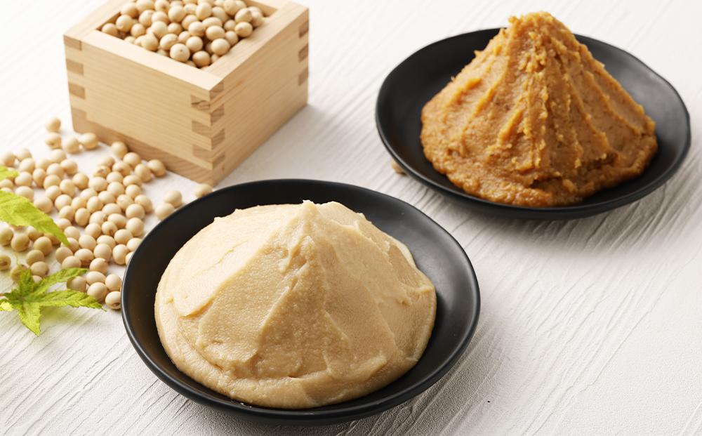 【京都御苑東 しま村】味噌2種セット（白味噌・合わせ）［ 京都 老舗 味噌蔵 白味噌 合わせ味噌 セット 人気 おすすめ 調味料 発酵食品 和食 お取り寄せ 通販 送料無料 ふるさと納税 ］