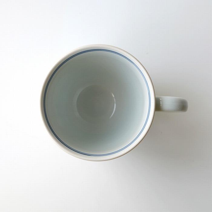 【たち吉】鳥獣戯画 マグ 染付