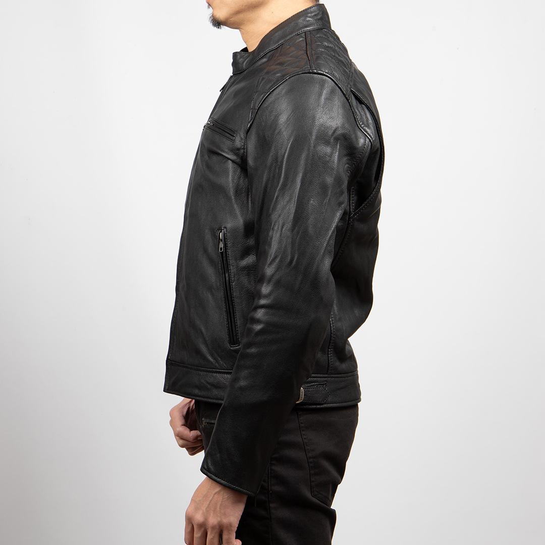 【デグナー】クラシックジャケット ブラック〈Mサイズ〉18SJ-6F［ 京都 バイクギア ジャケット 人気 おすすめ 革 レザー ツーリング ライダー バイカー バイク ブランド メーカー ギア パーツ ］