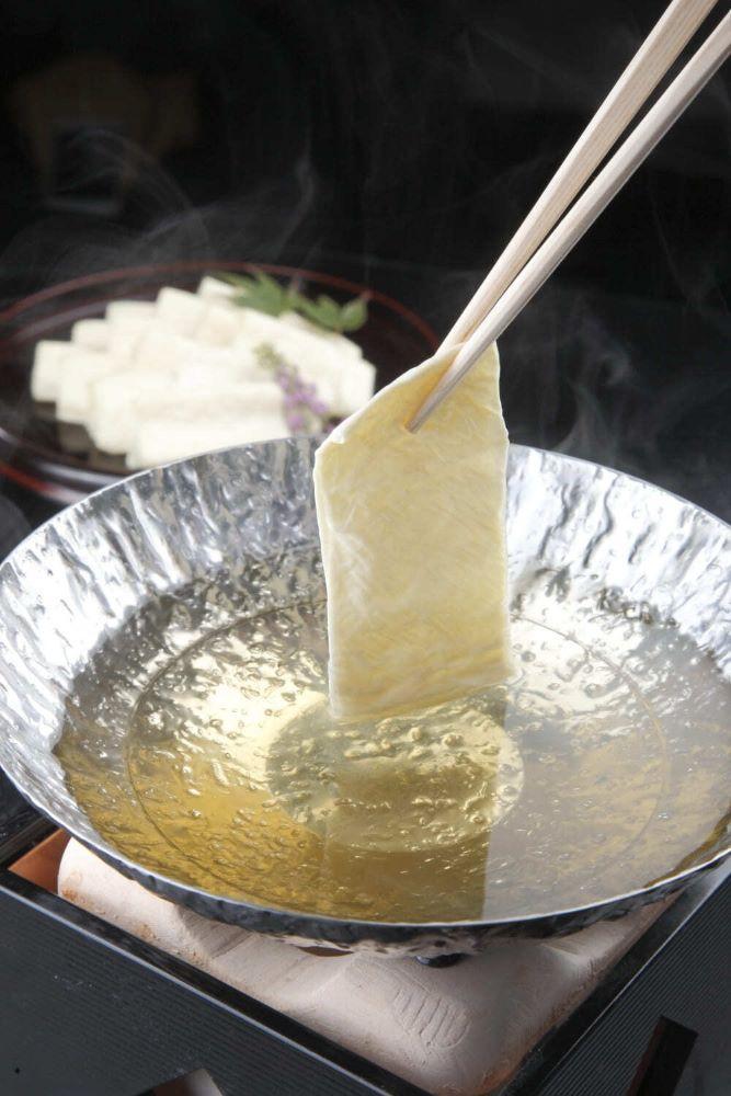 【京湯葉 ゆば庄】京湯葉のしゃぶしゃぶ二段セット								