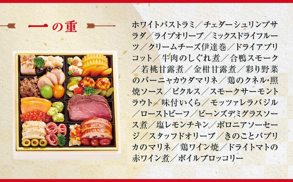 【大丸京都店おすすめ品】＜京都・祇園おくむら＞和洋風おせち【弥栄】2段重3人前 ＜大丸京都店おすすめ品＞｜京都 祇園 京懐石風フレンチ 人気おせち グルメ［ 特製和洋風おせち二段 3人 京料理 京懐石 フレンチ グルメ おいしい 人気 おすすめ 2026 正月 お祝い お取り寄せ 通販 送料無料 年内配送 ふるさと納税 ］