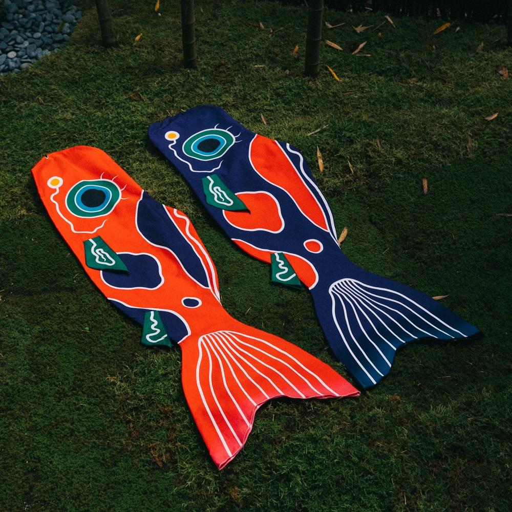 【泳泳】鯉のぼり 紺色（1m）1匹