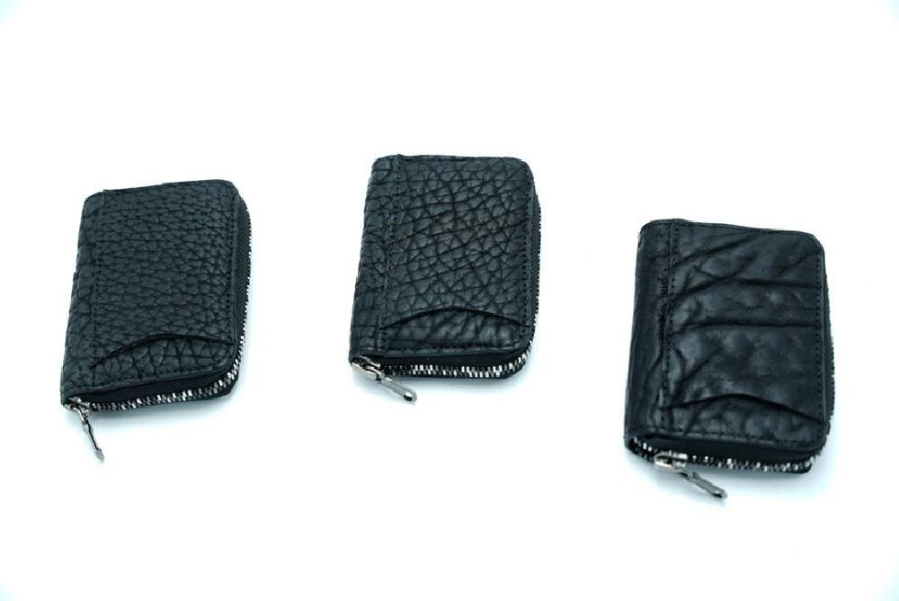 【ierib】MINI WALLET / ミニウォレット / BULL / BLACK
