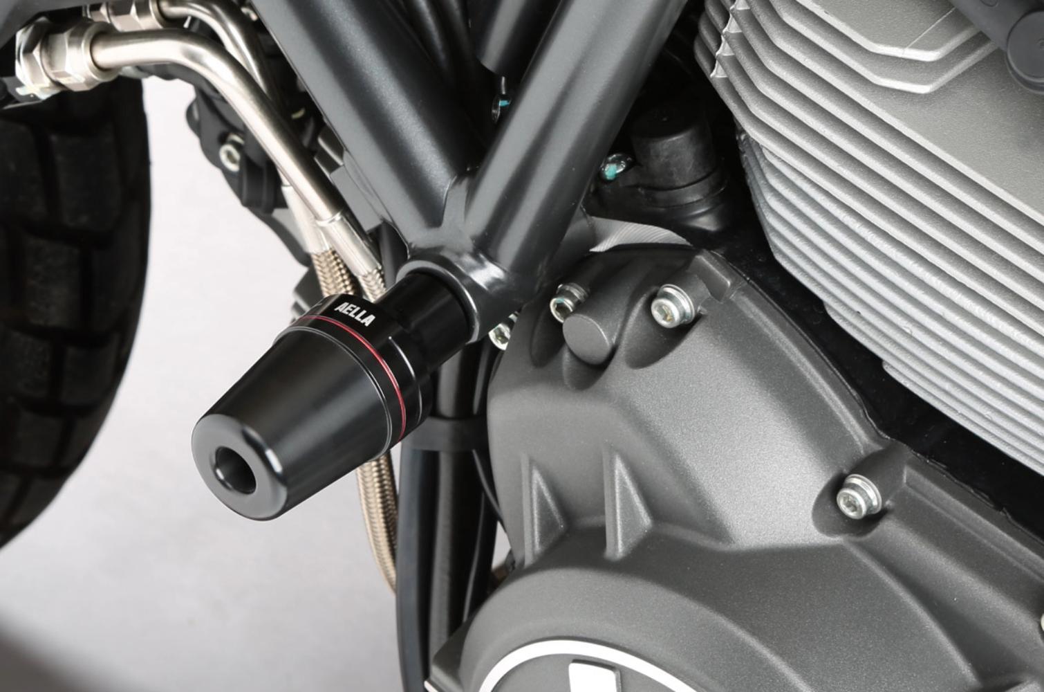 【AELLA】DUCATI スクランブラー｜フレームスライダー (DUCATI Scrambler/M797) AE-68114 ［ 京都 バイク カスタム パーツ 人気 おすすめ ツーリング ライダー バイカー メーカー ギア ドゥカティ お取り寄せ 通販 ふるさと納税 ］